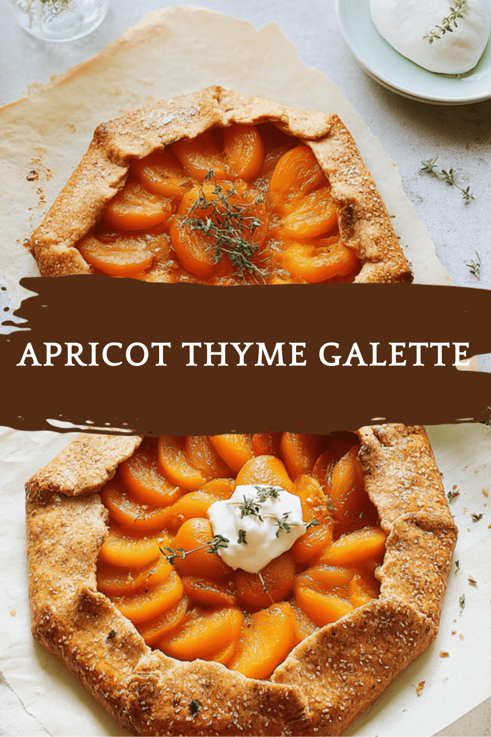 Apricot Thyme Galette