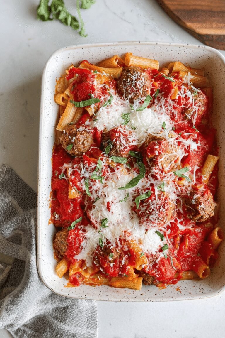 Baked Meatballs And Pasta 4.Png