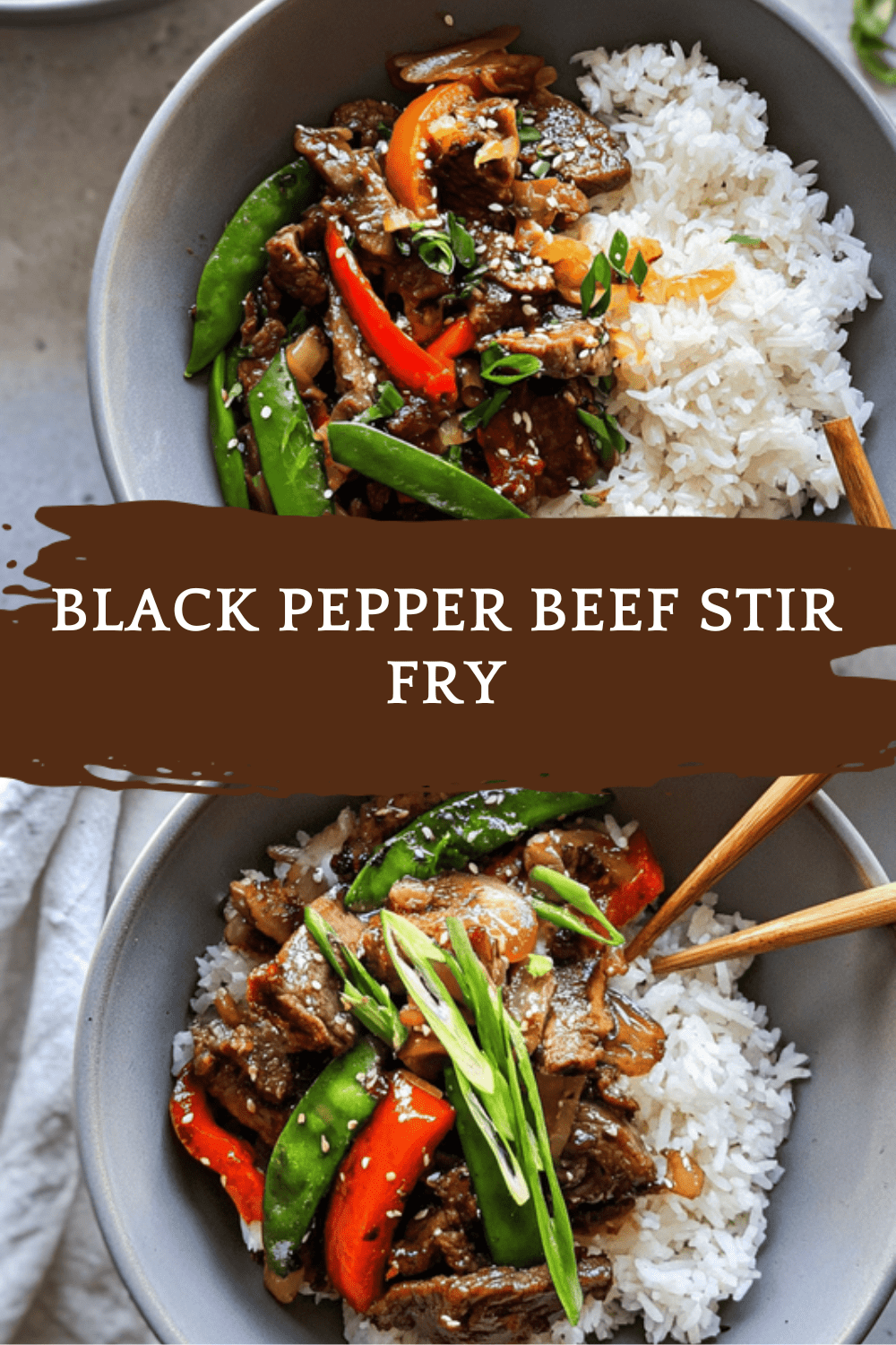 Black Pepper Beef Stir Fry
