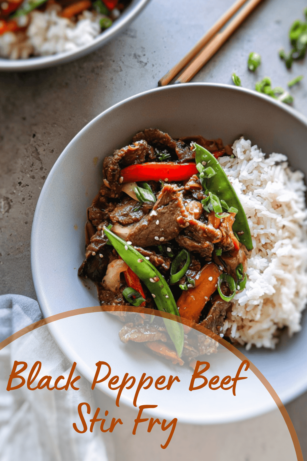 Black Pepper Beef Stir Fry