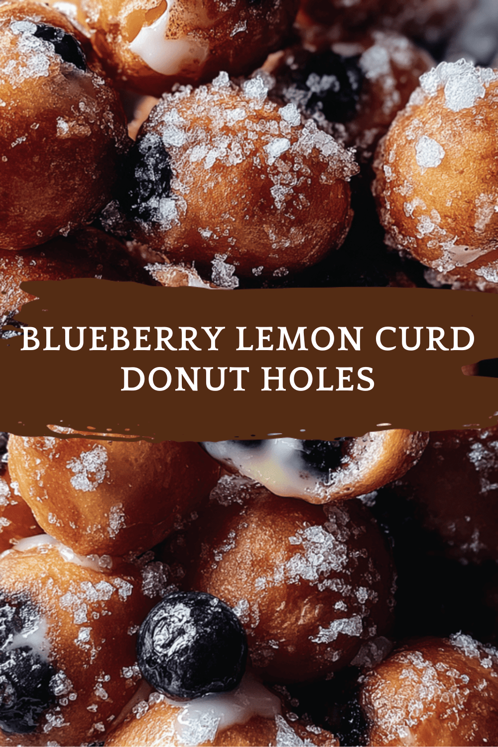 Blueberry Lemon Curd Donut Holes