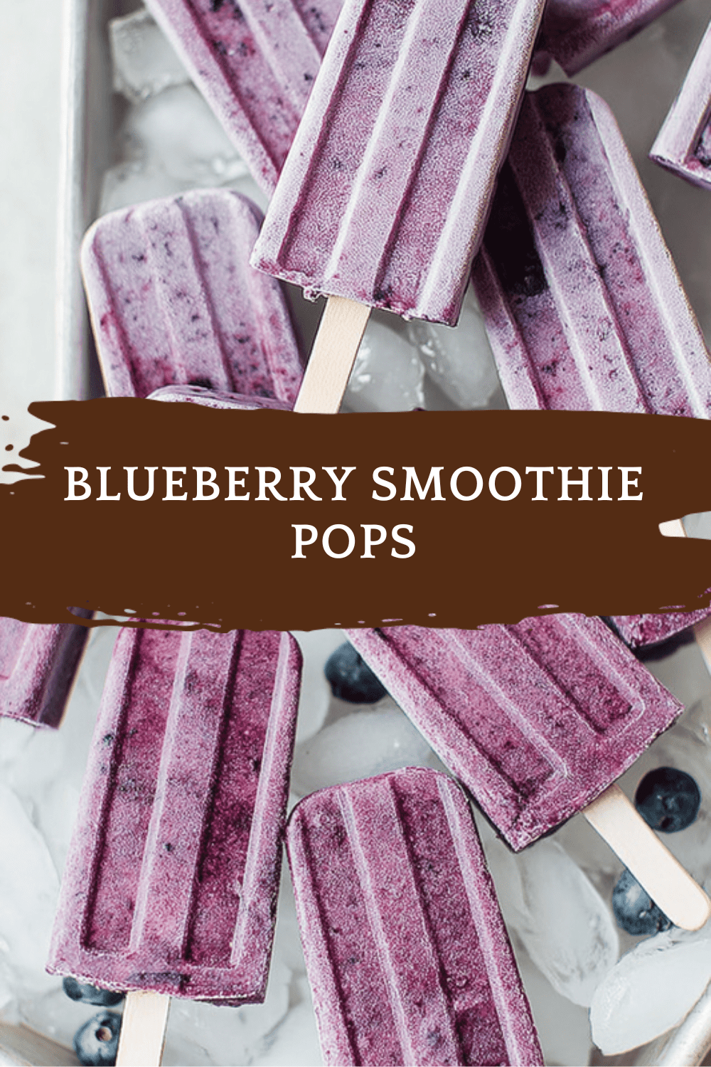 Blueberry Smoothie Pops