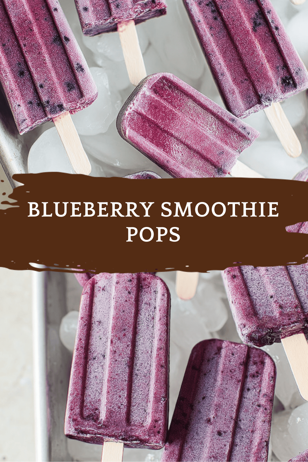 Blueberry Smoothie Pops