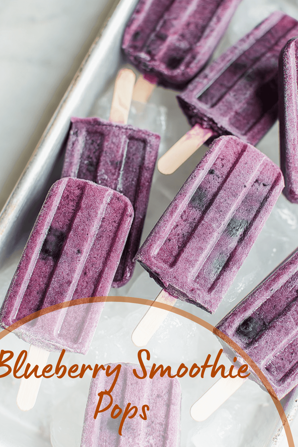 Blueberry Smoothie Pops