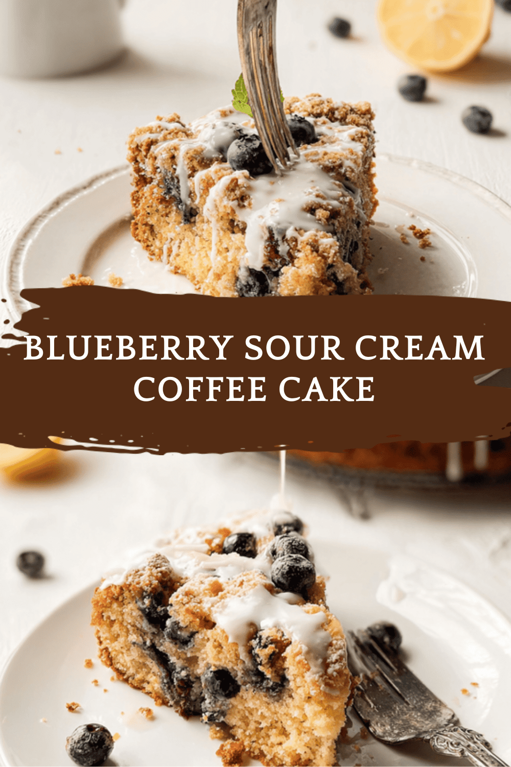 Blueberry Sour Cream Coffee Cake