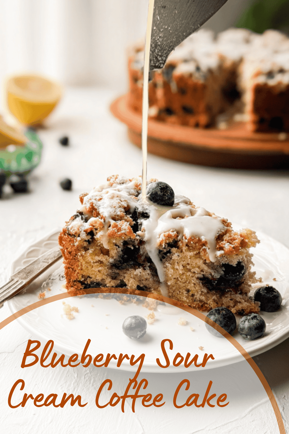 Blueberry Sour Cream Coffee Cake