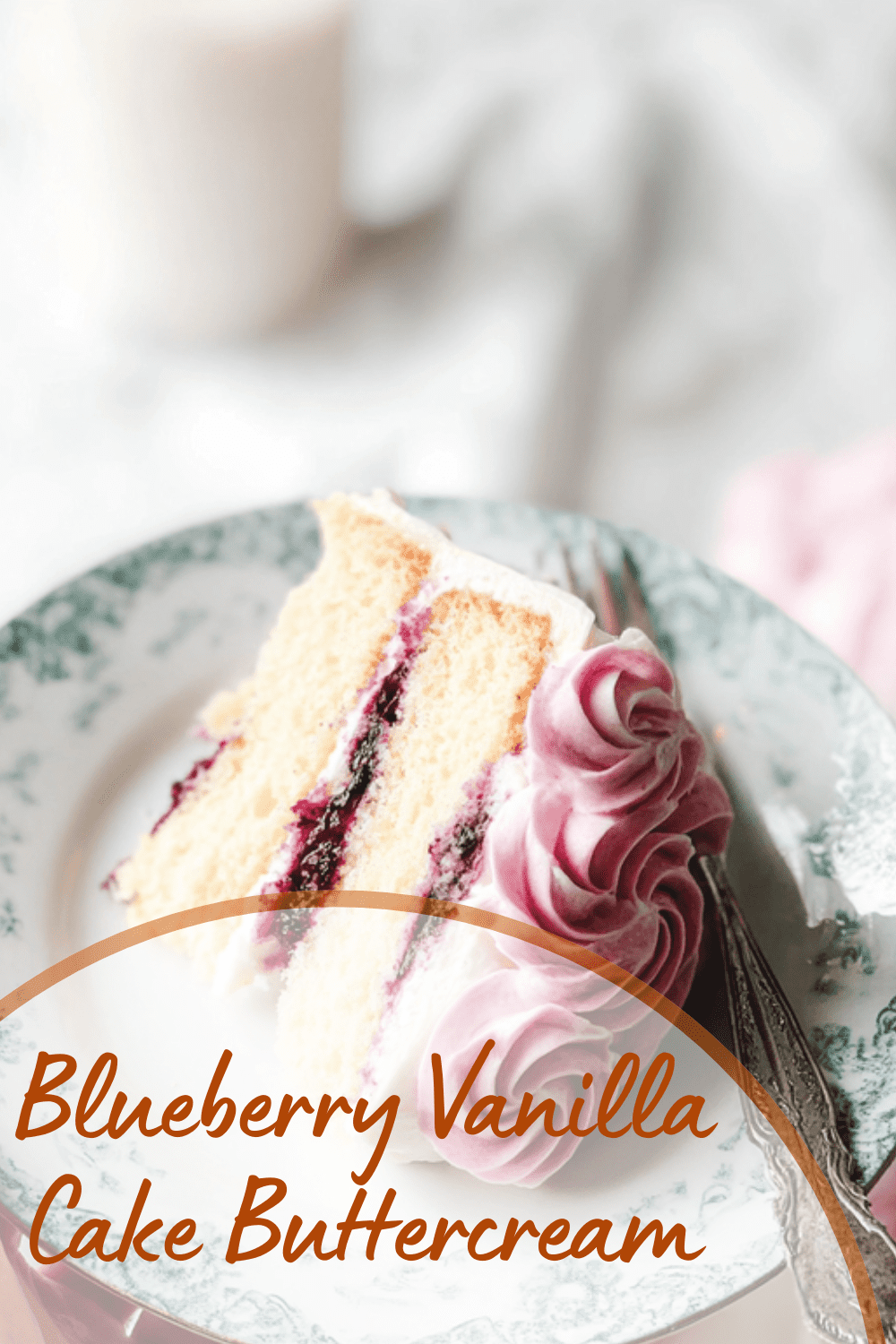 Blueberry Vanilla Cake Buttercream