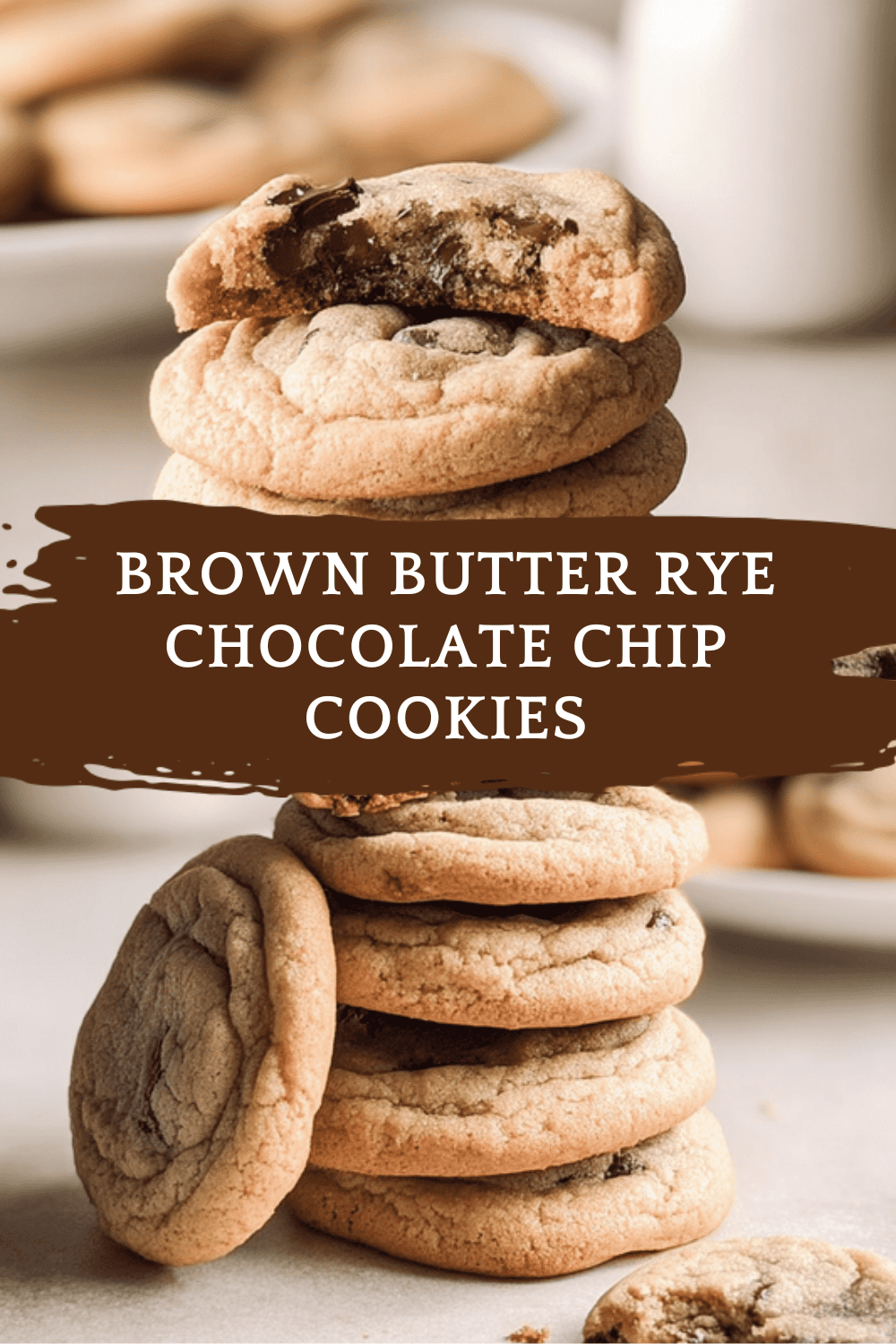Brown Butter Rye Chocolate Chip Cookies