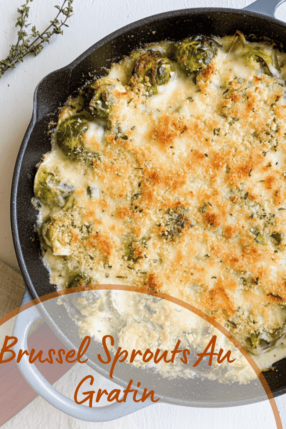 Brussel Sprouts Au Gratin