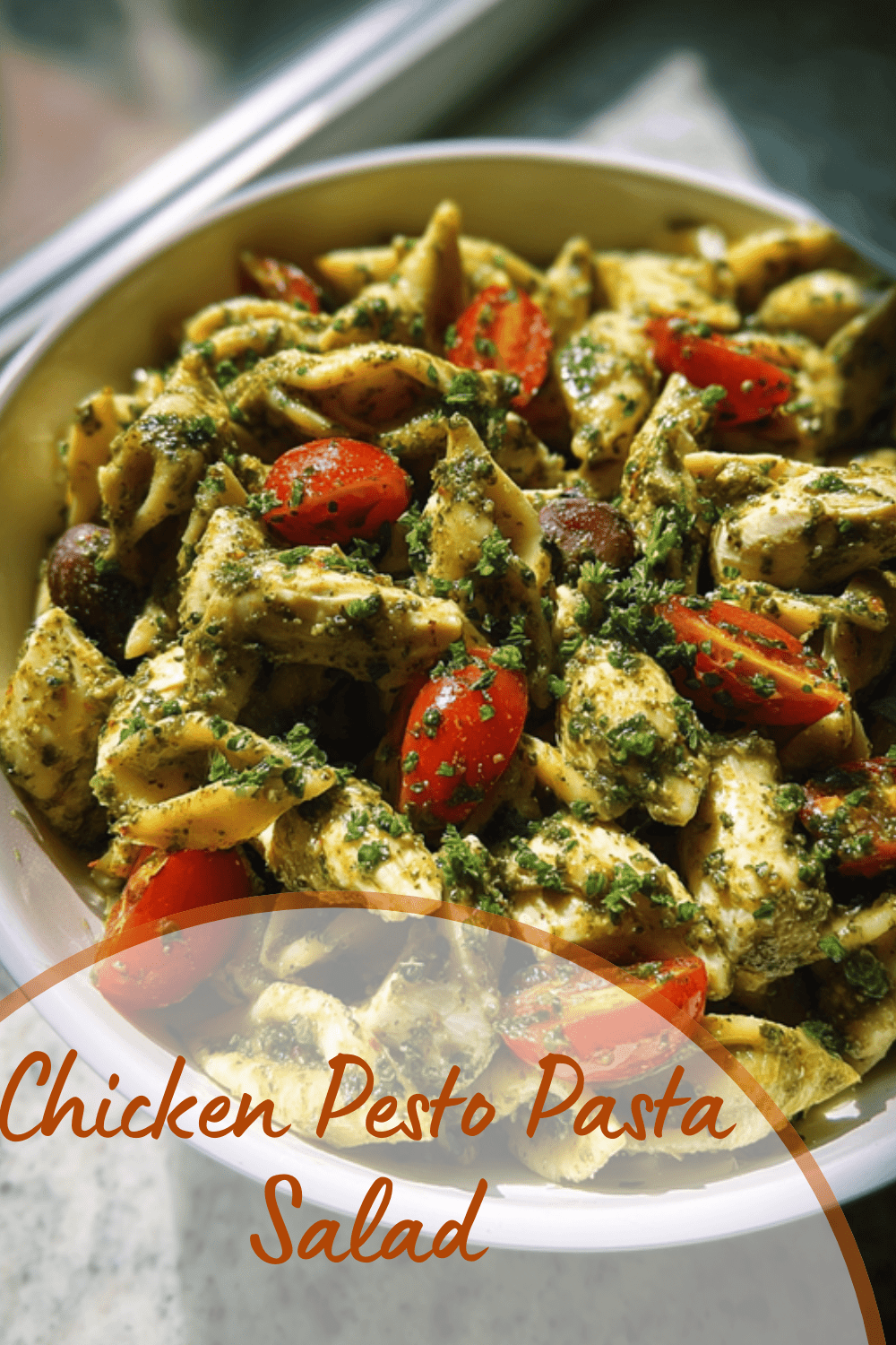 Chicken Pesto Pasta Salad