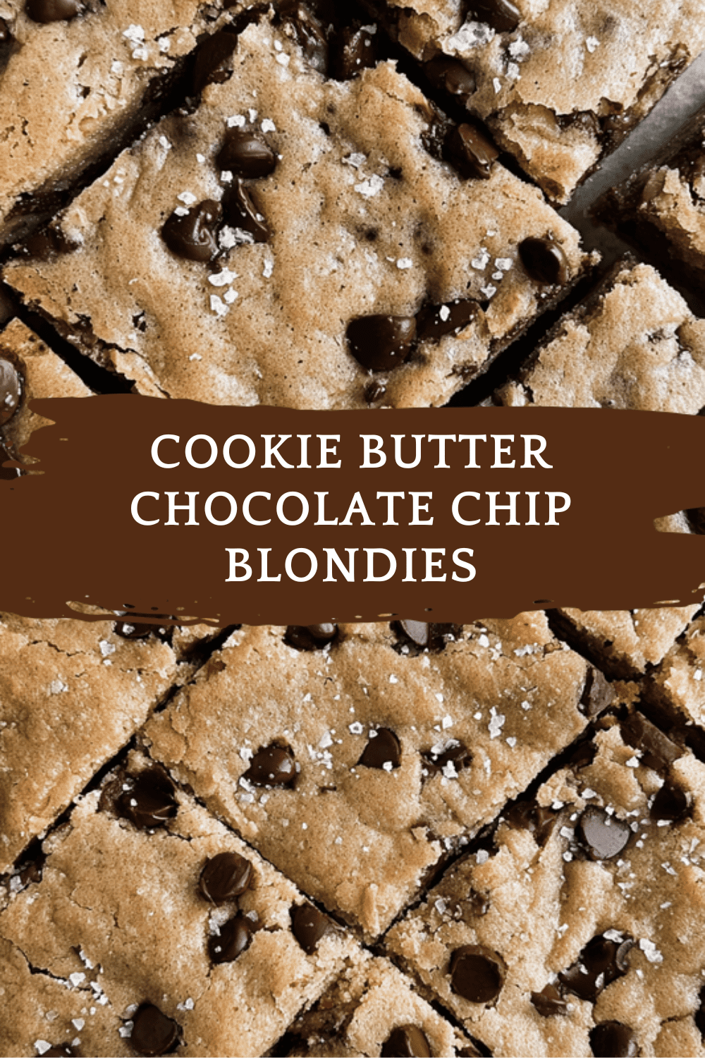 Cookie Butter Chocolate Chip Blondies