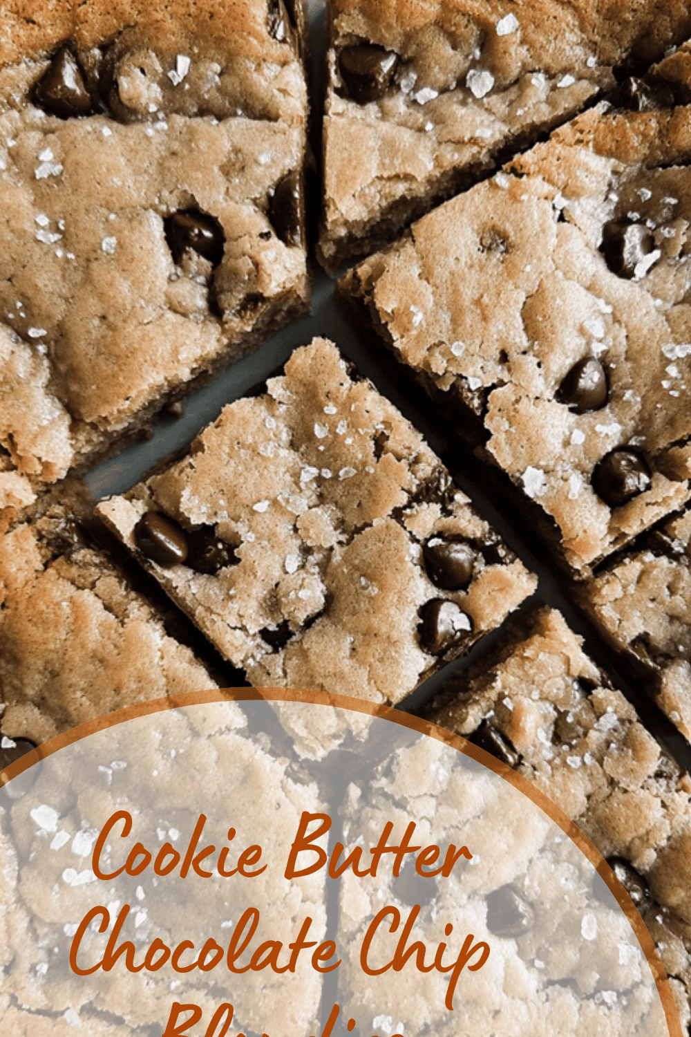 Cookie Butter Chocolate Chip Blondies