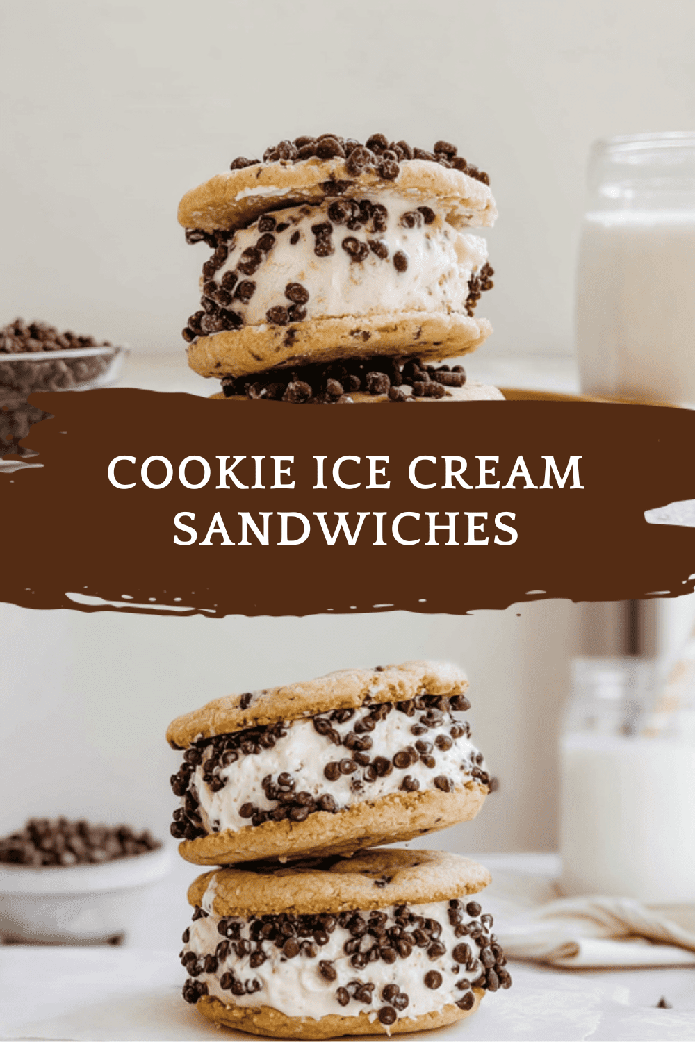 Cookie Ice Cream Sandwiches