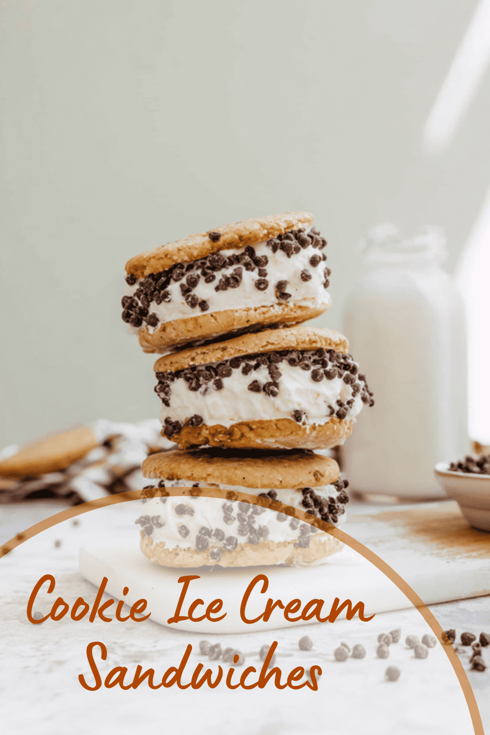Cookie Ice Cream Sandwiches