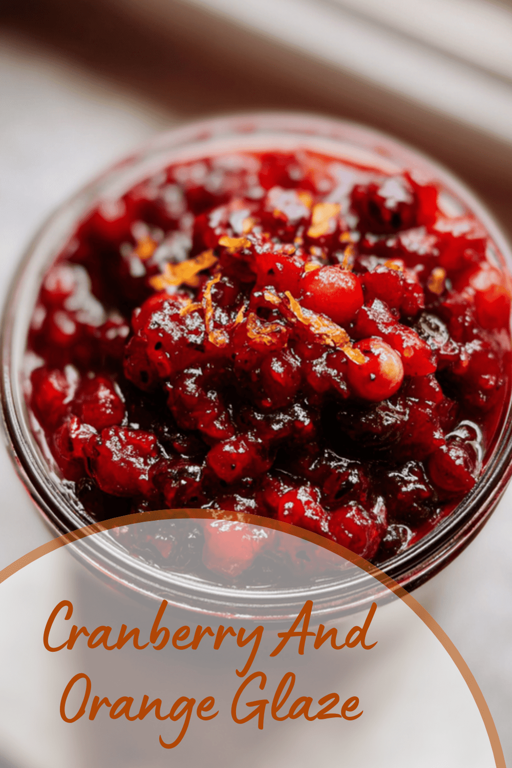 Cranberry And Orange Glaze