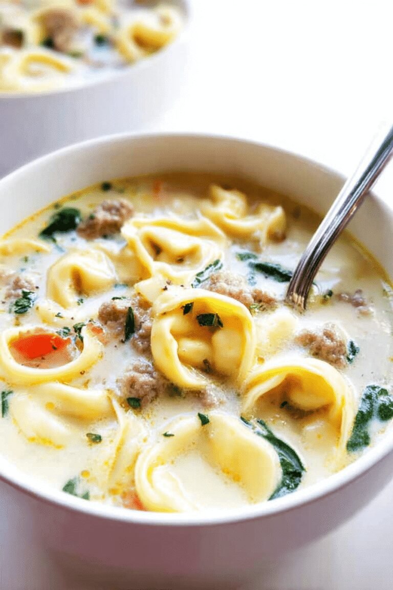 Creamy Tortellini Soup With Italian Sausage 89.Png
