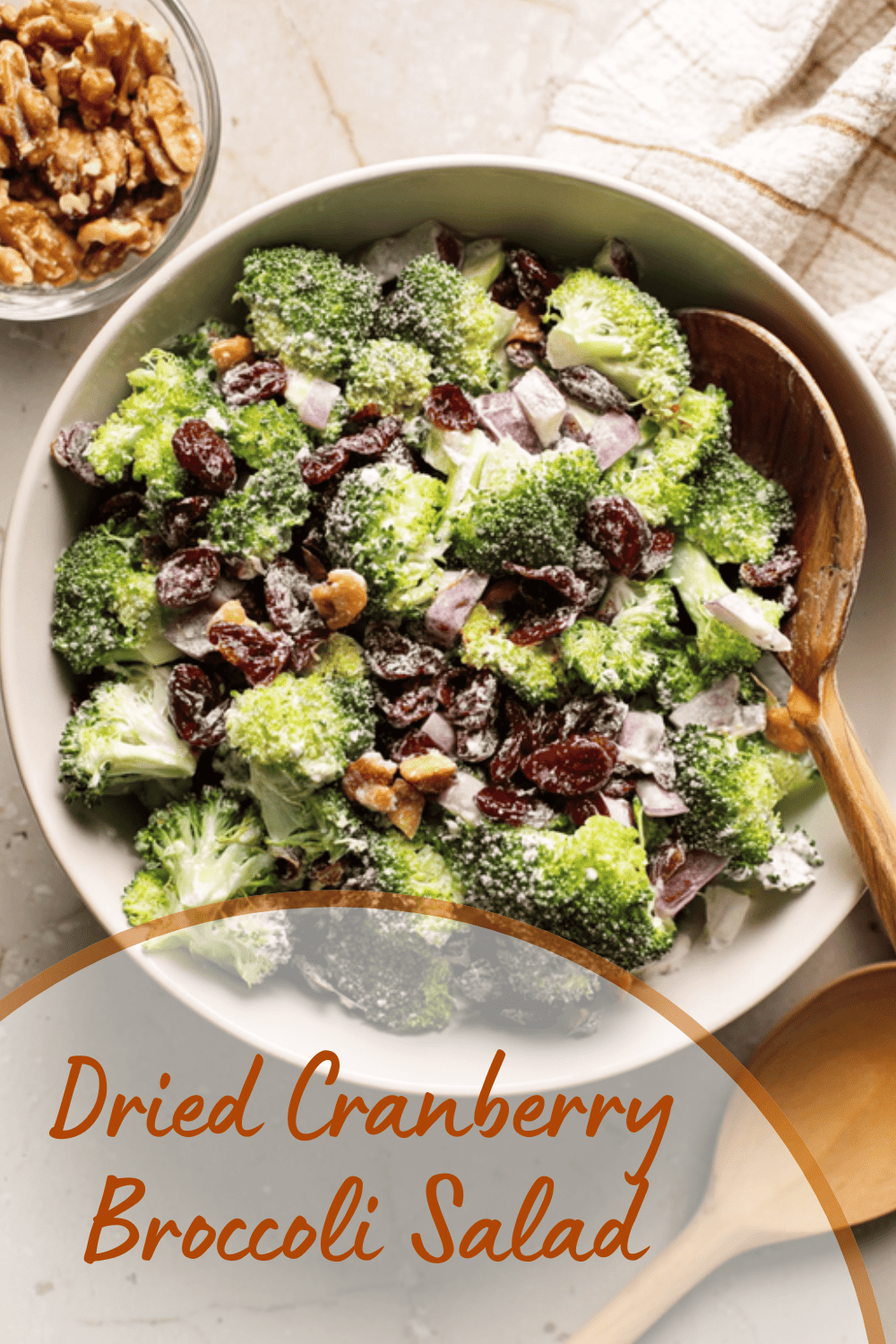Dried Cranberry Broccoli Salad