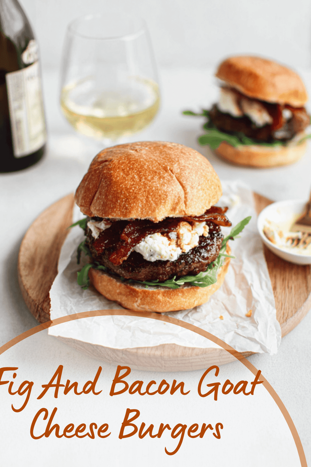 Fig And Bacon Goat Cheese Burgers