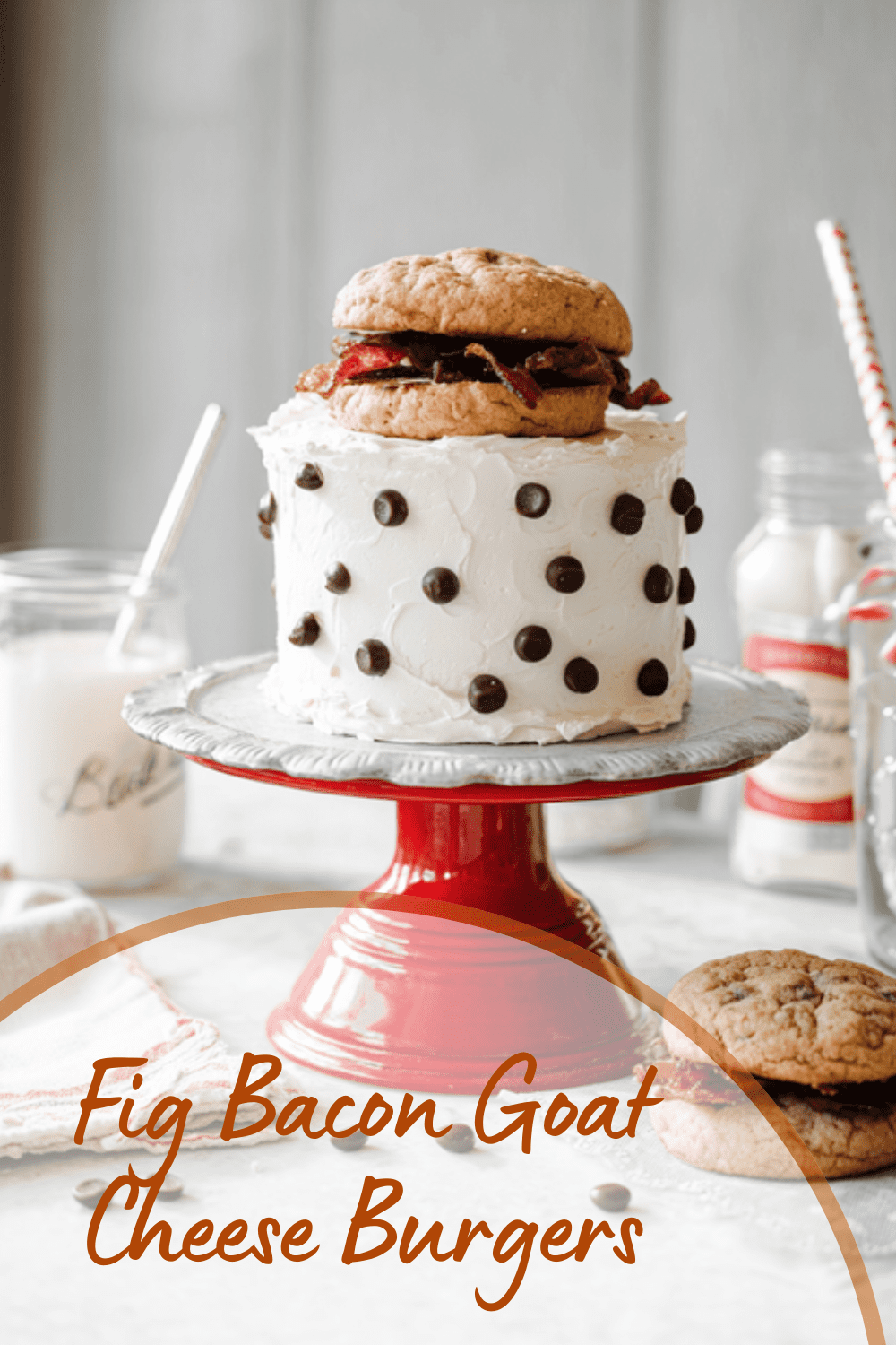 Bacon Goat Cheese Burgers With Sweet Fig Jam Recipe 7 Fig Bacon Goat Cheese Burgers
