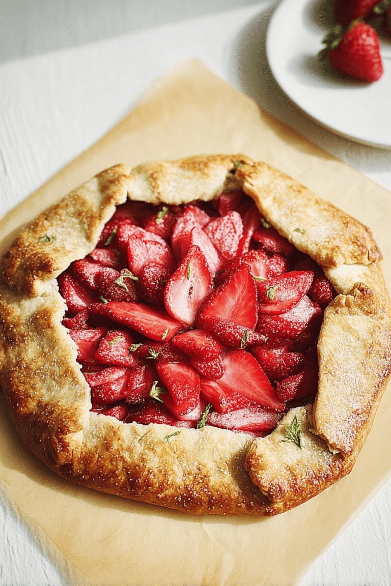 Fresh Strawberry Galette 58.Png