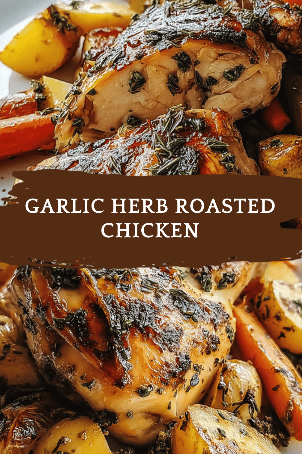 Roasted Chicken Recipe With Crispy Skin And Juicy Meat Made Easy 6 Garlic Herb Roasted Chicken