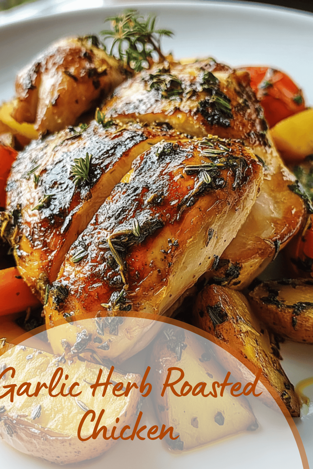 Roasted Chicken Recipe With Crispy Skin And Juicy Meat Made Easy 7 Garlic Herb Roasted Chicken