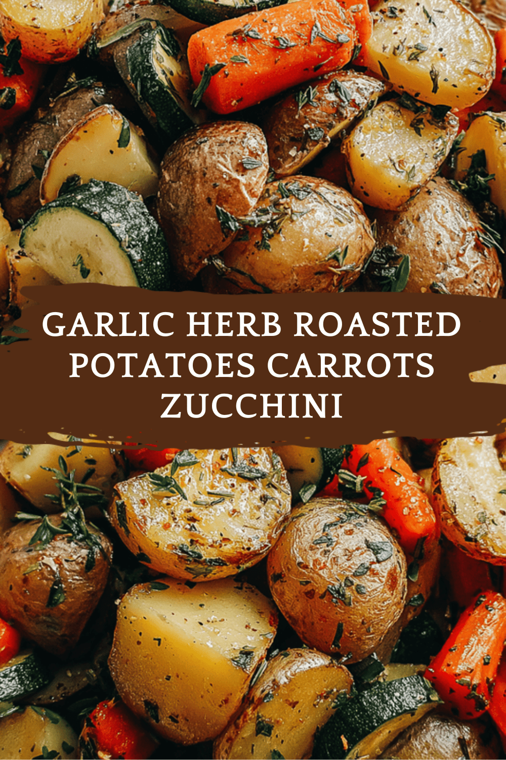 Garlic Herb Roasted Potatoes Carrots And Zucchini Recipe 6 Garlic Herb Roasted Potatoes Carrots Zucchini