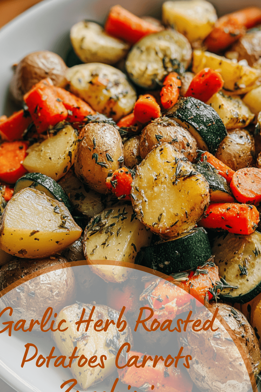 Garlic Herb Roasted Potatoes Carrots And Zucchini Recipe 7 Garlic Herb Roasted Potatoes Carrots Zucchini