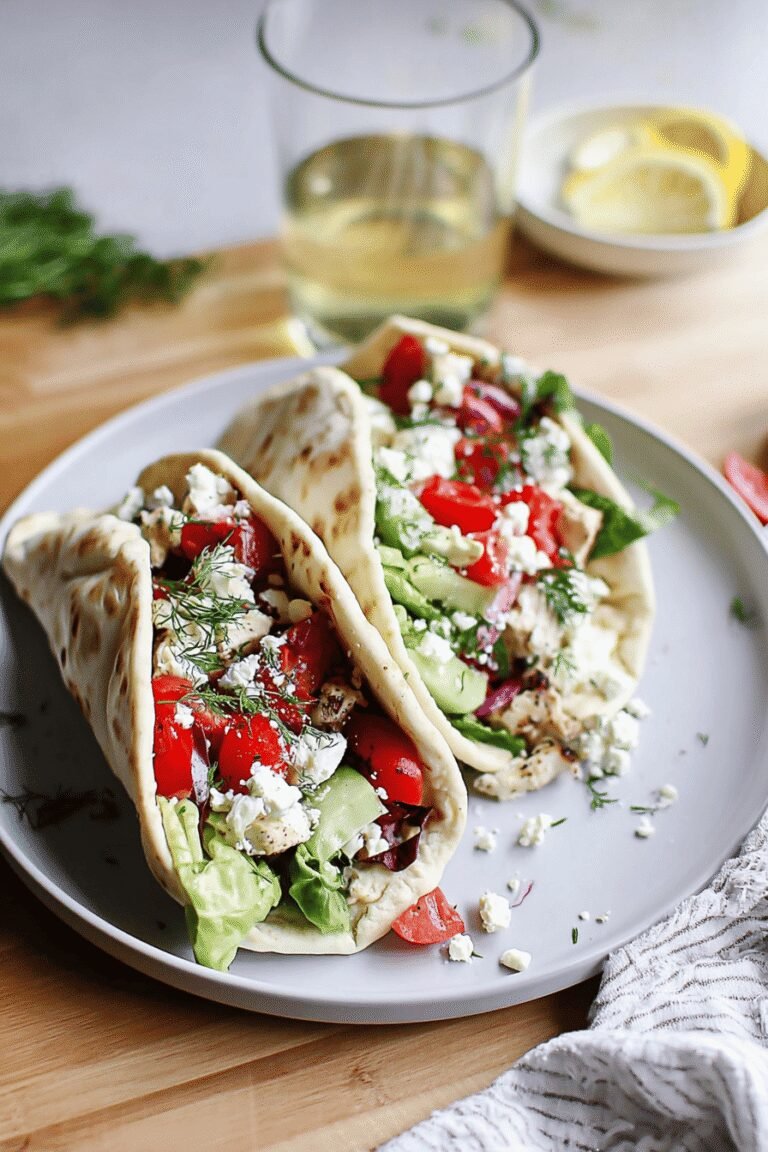 Grilled Chicken Greek Pita Pockets 59.Png