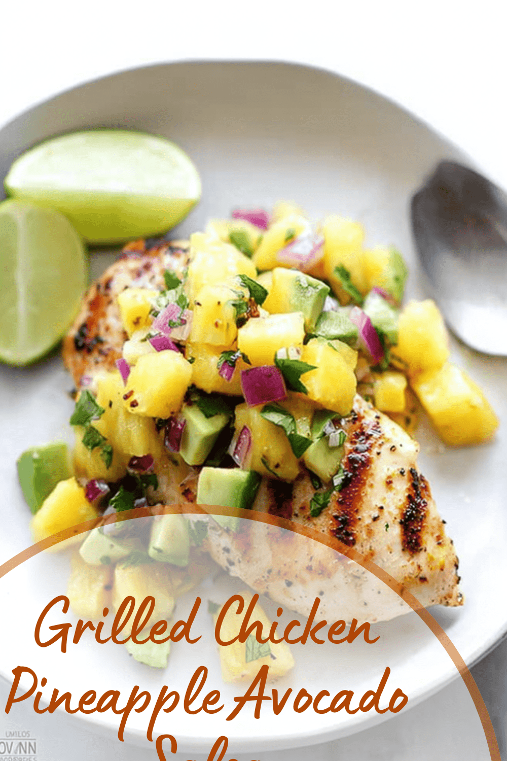 Grilled Chicken Pineapple Avocado Salsa