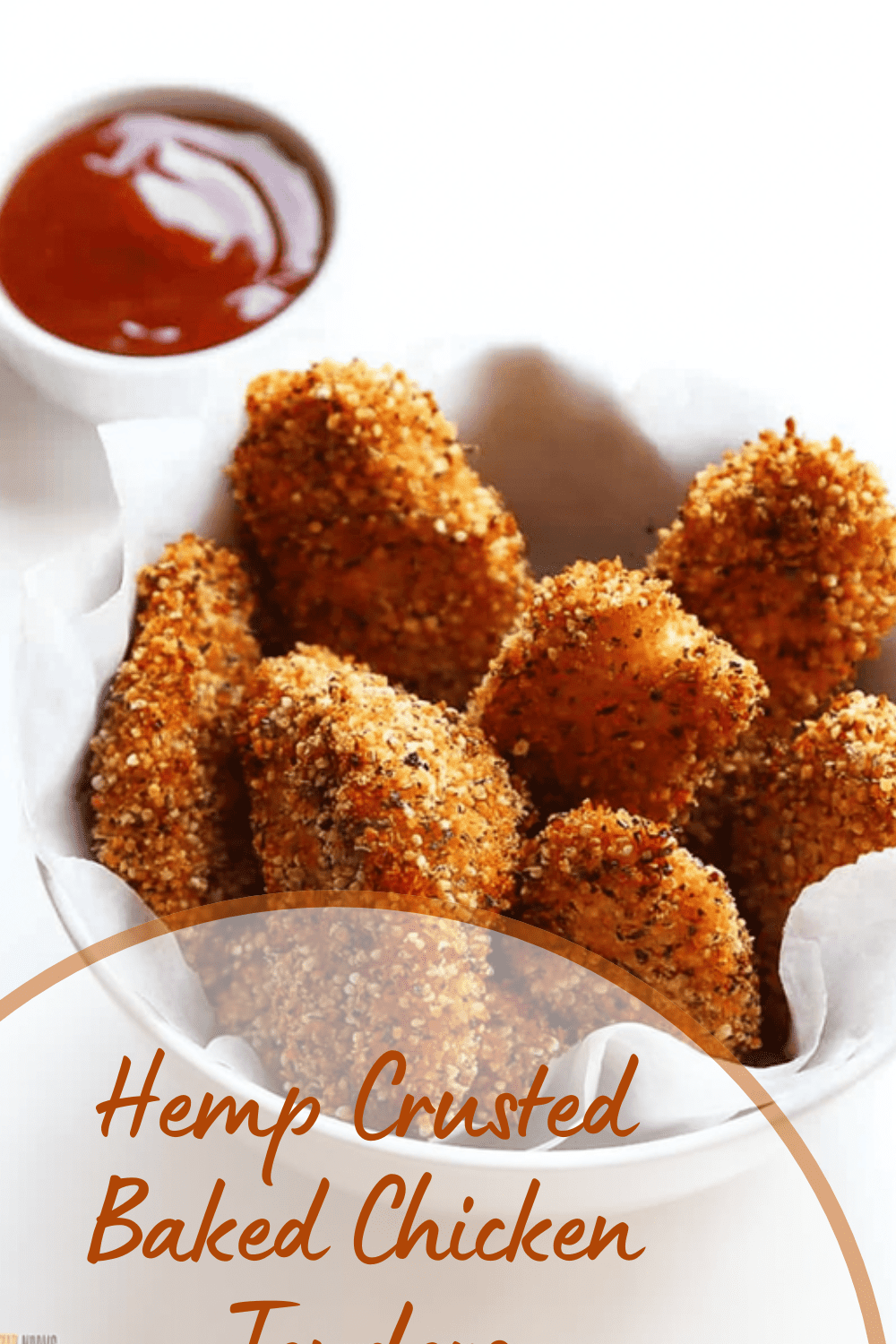 Hemp Crusted Baked Chicken Tenders