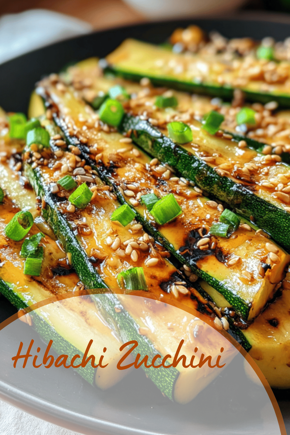 Hibachi Zucchini