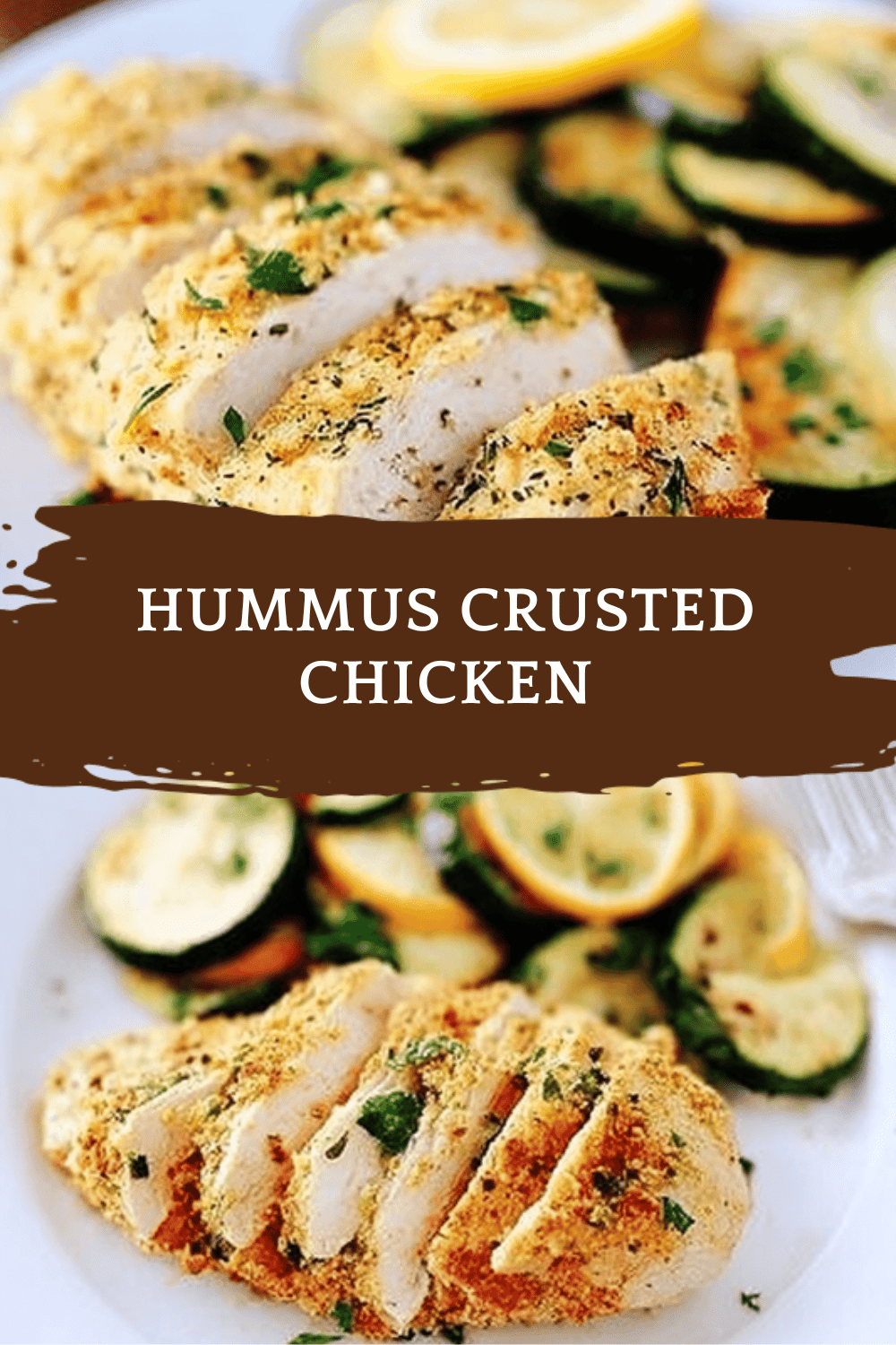 Hummus Crusted Chicken