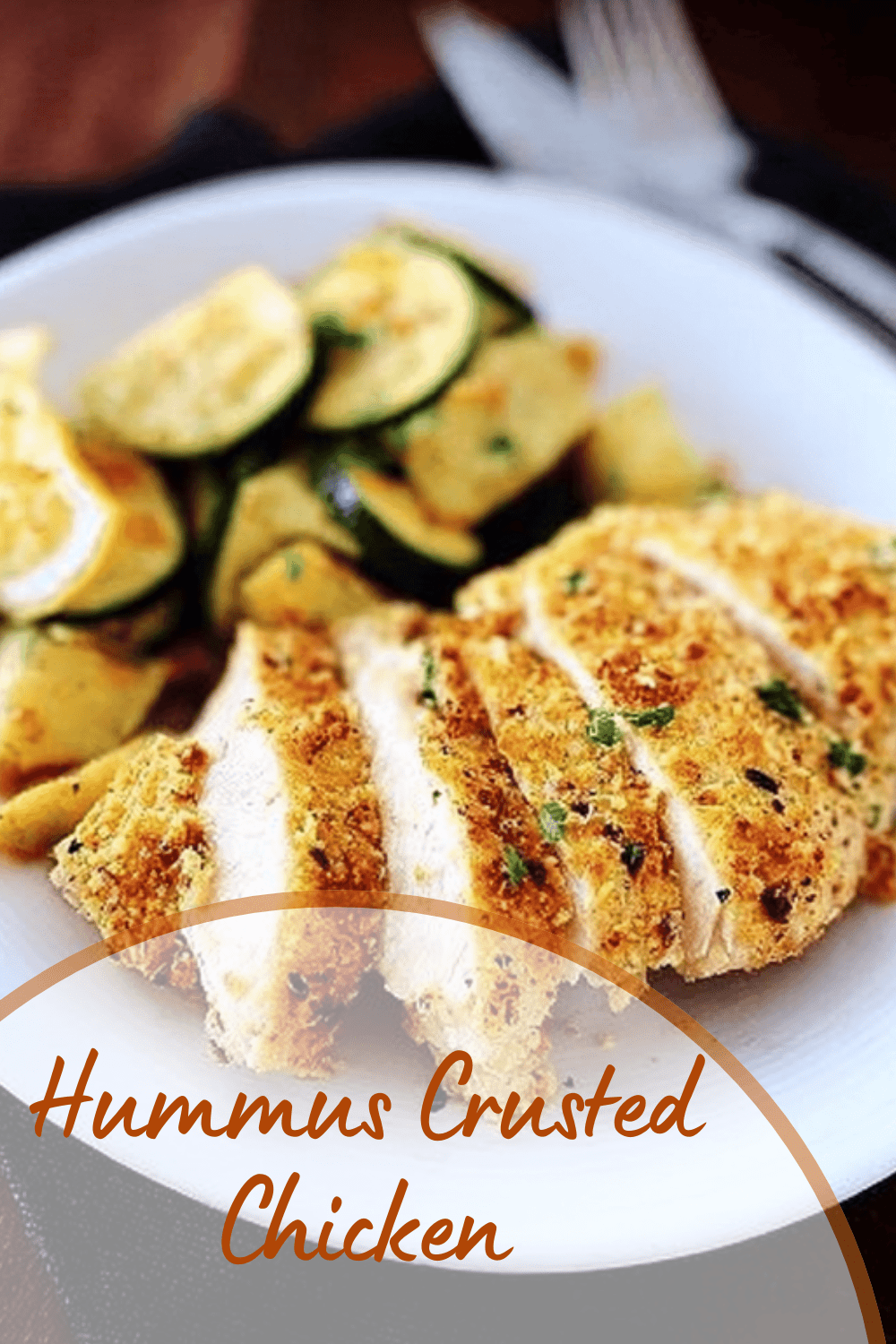Hummus Crusted Chicken
