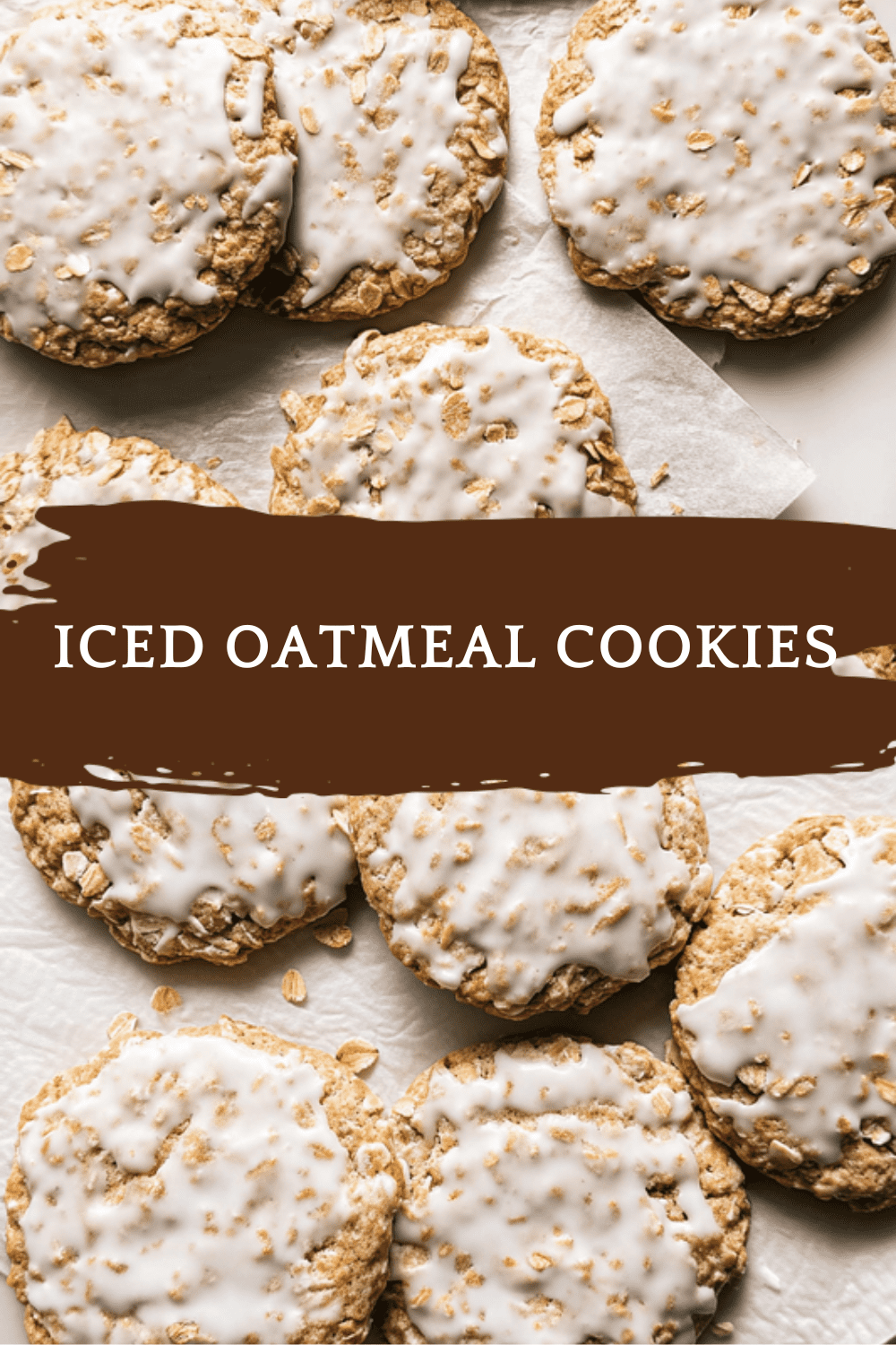 Iced Oatmeal Cookies