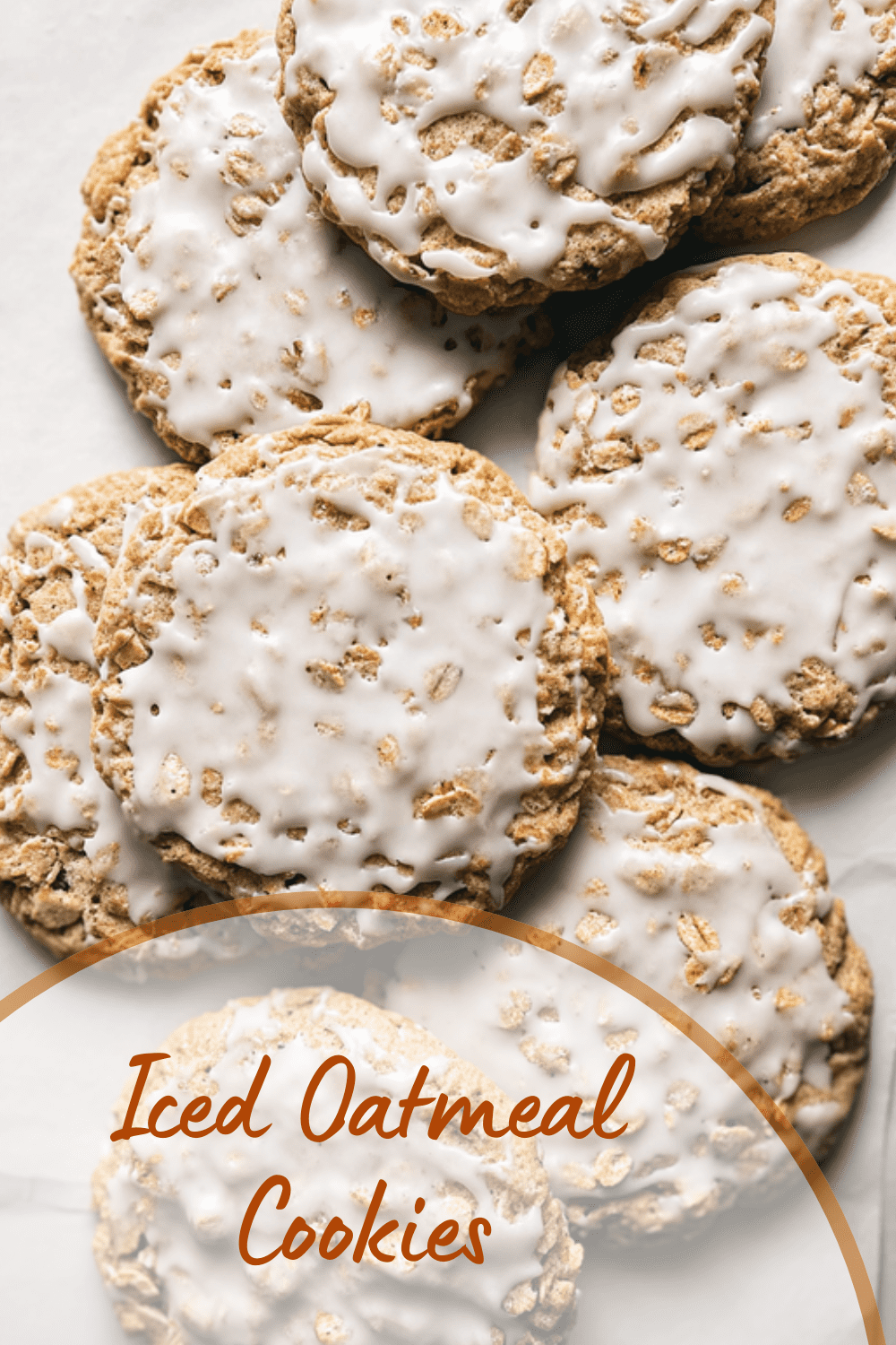 Iced Oatmeal Cookies