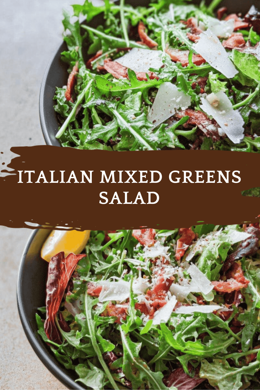 Italian Mixed Greens Salad