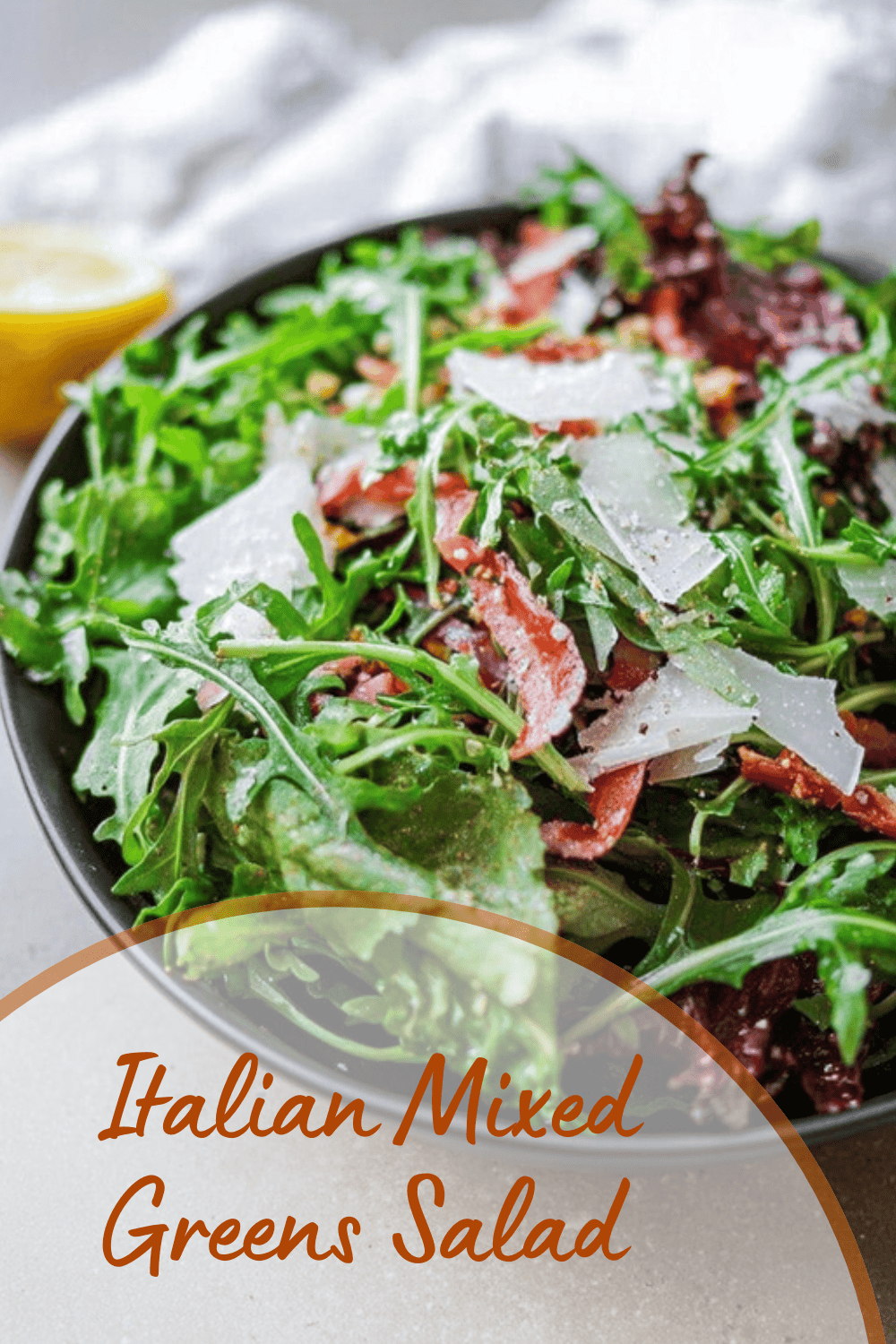 Italian Mixed Greens Salad