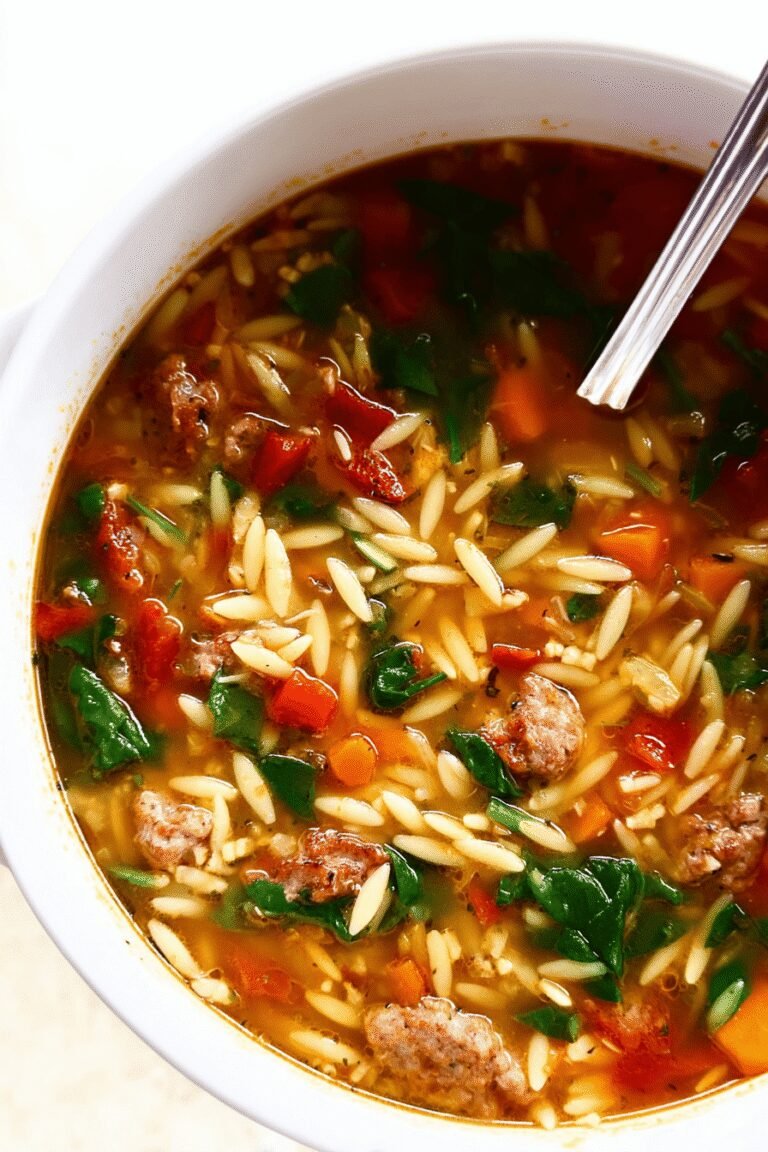 Italian Sausage And Orzo Soup 82.Png
