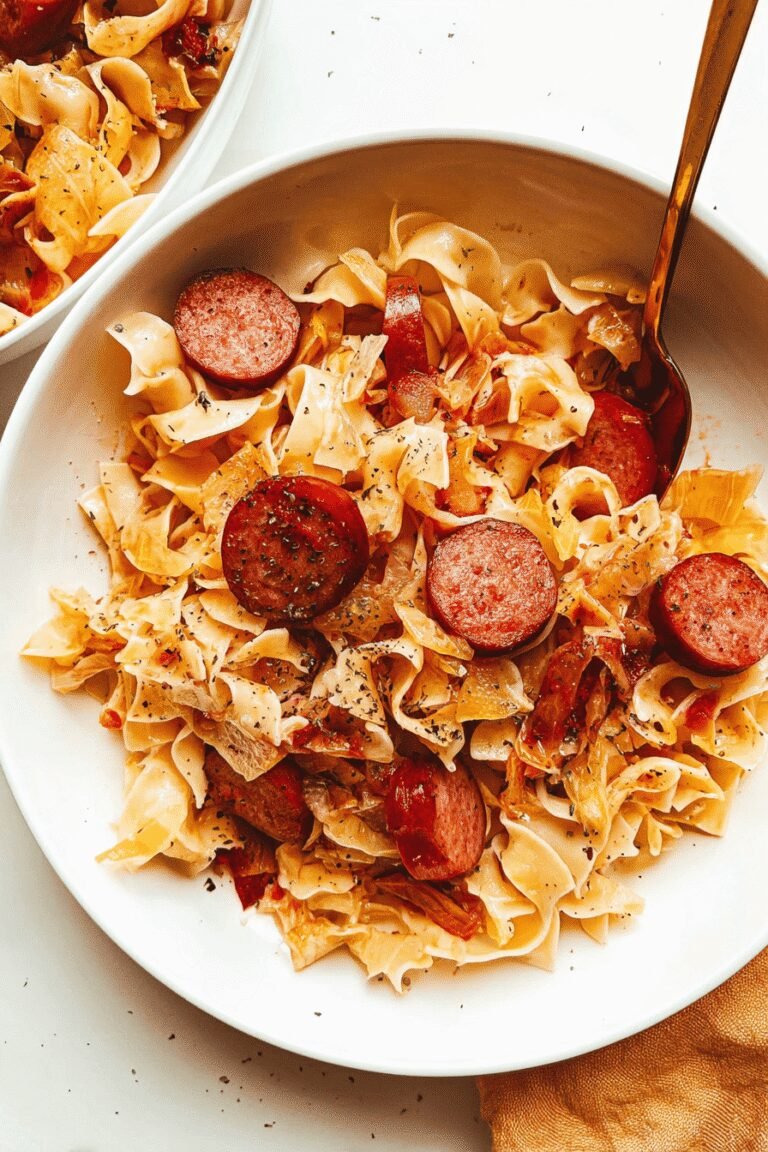 Kielbasa And Cabbage Noodles 93.Png