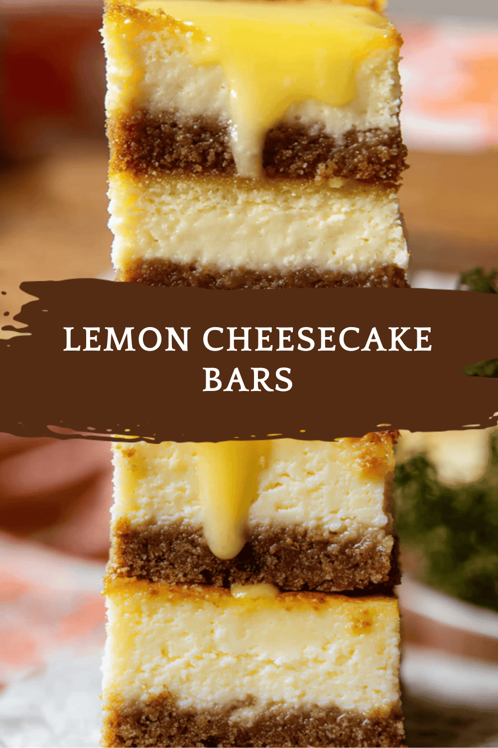 Lemon Cheesecake Bars
