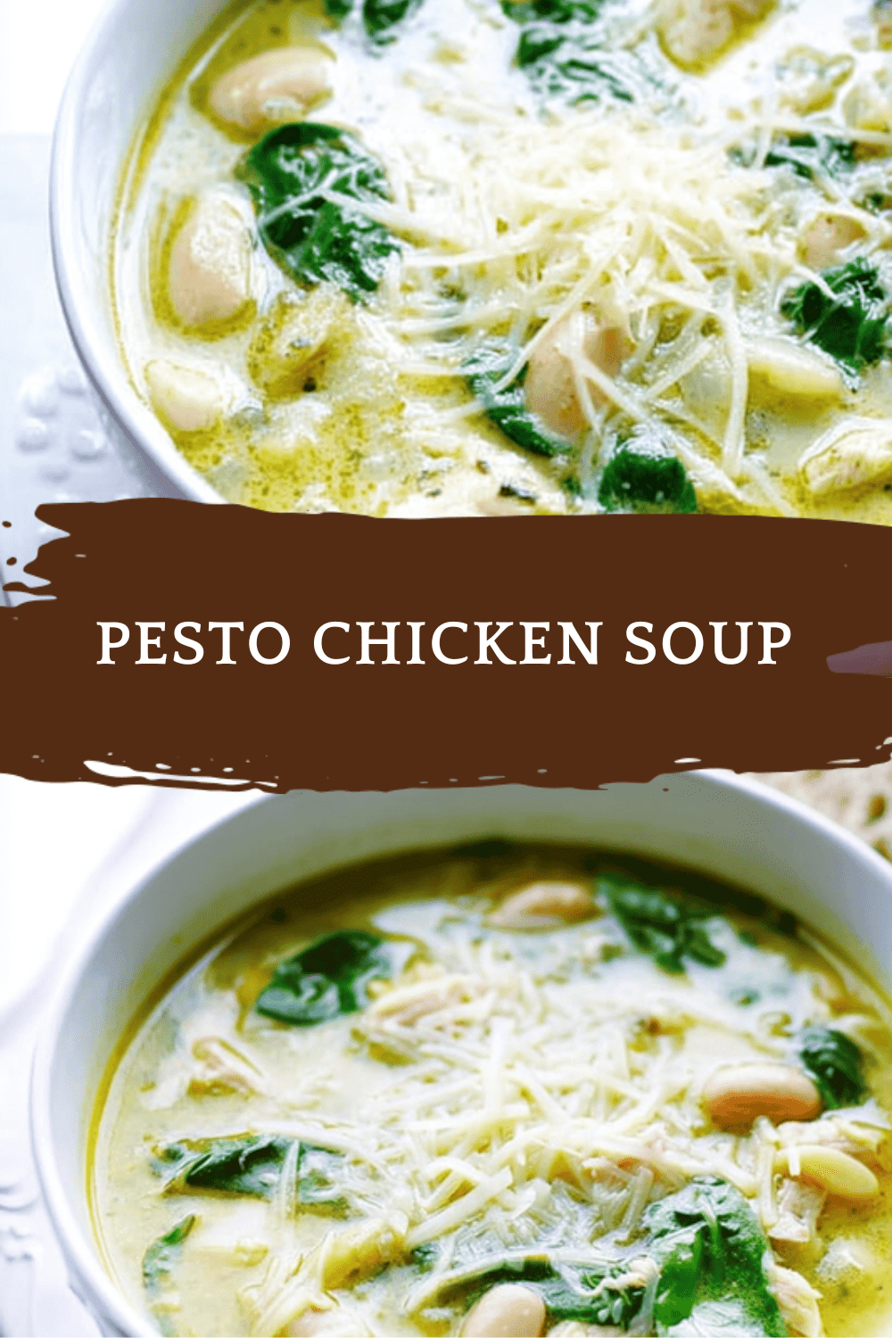 Pesto Chicken Soup