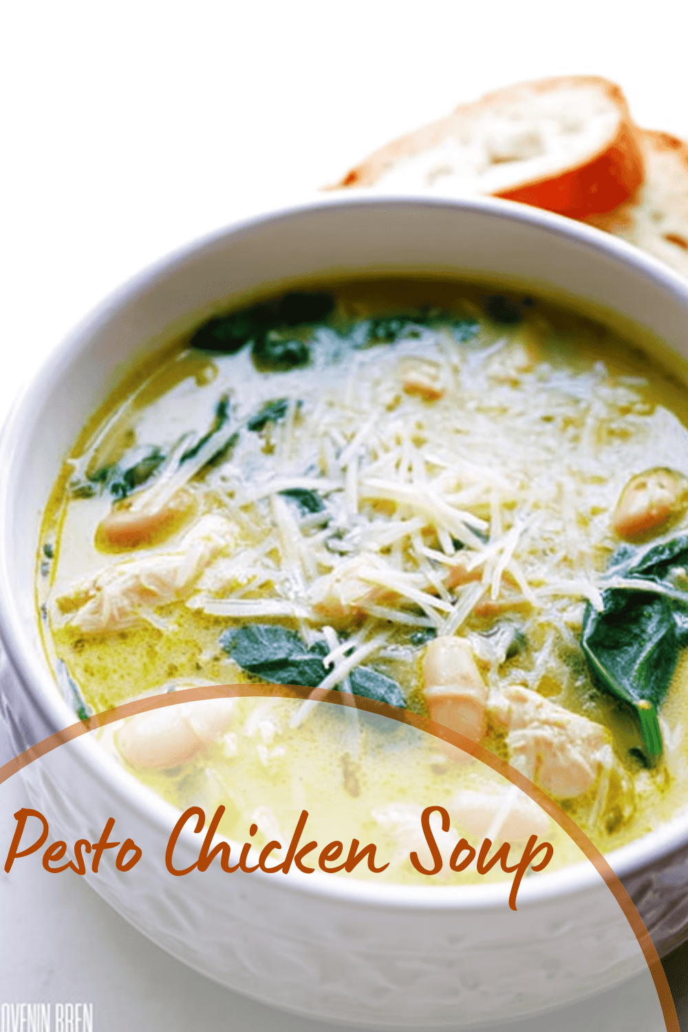 Pesto Chicken Soup