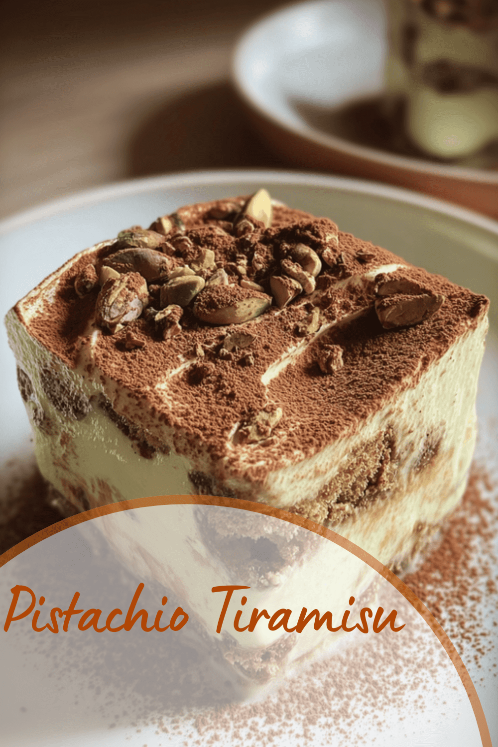 Pistachio Tiramisu