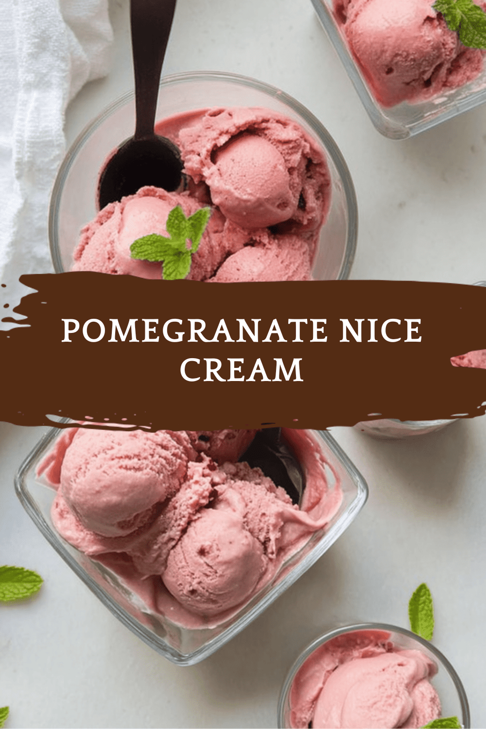 Pomegranate Nice Cream