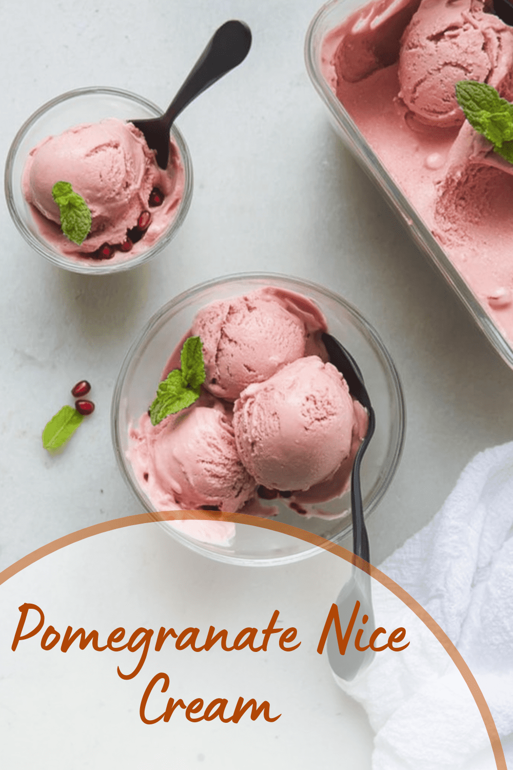 Pomegranate Nice Cream
