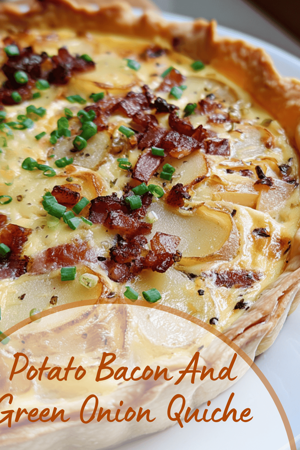 Potato Bacon And Green Onion Quiche