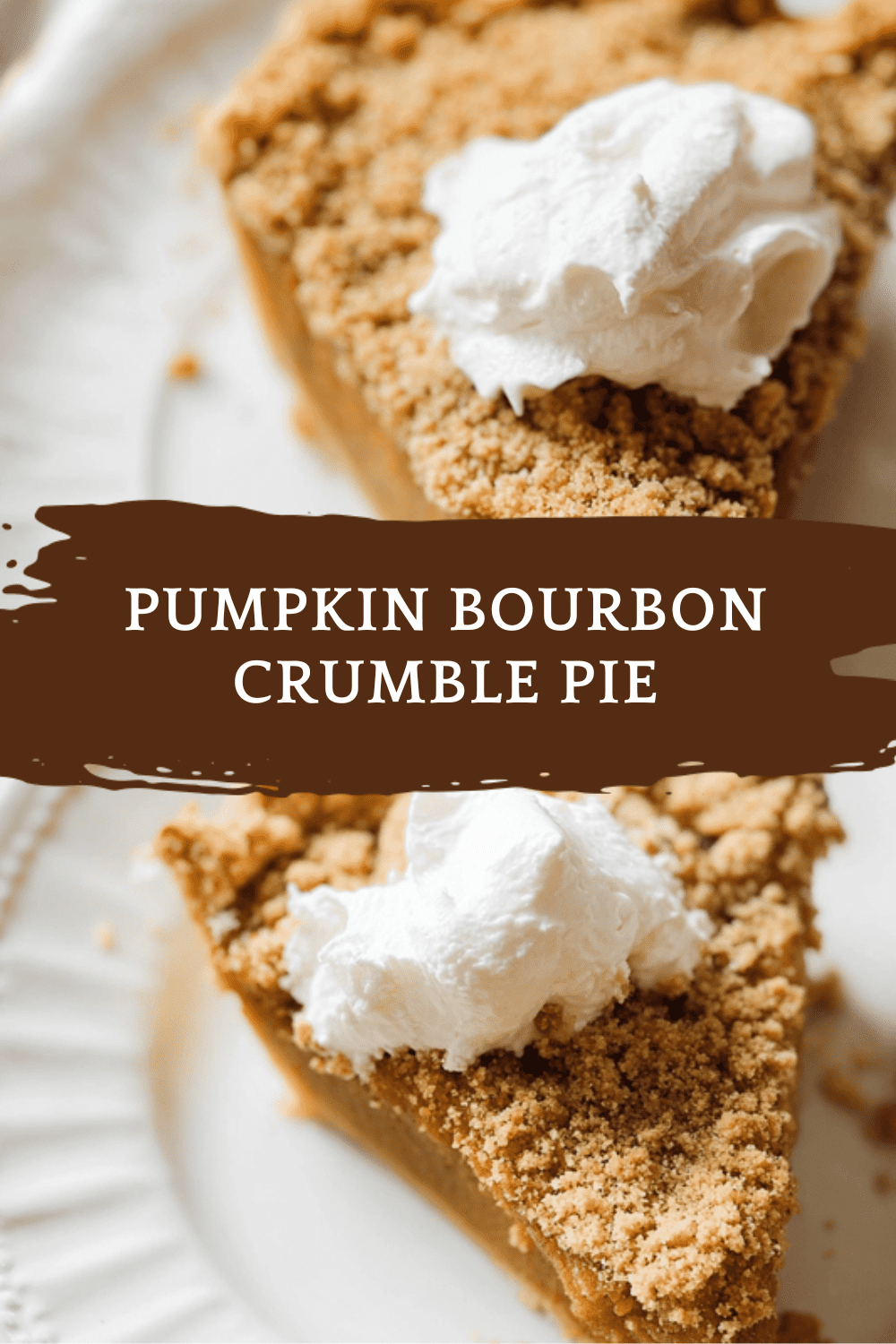 Pumpkin Bourbon Crumble Pie