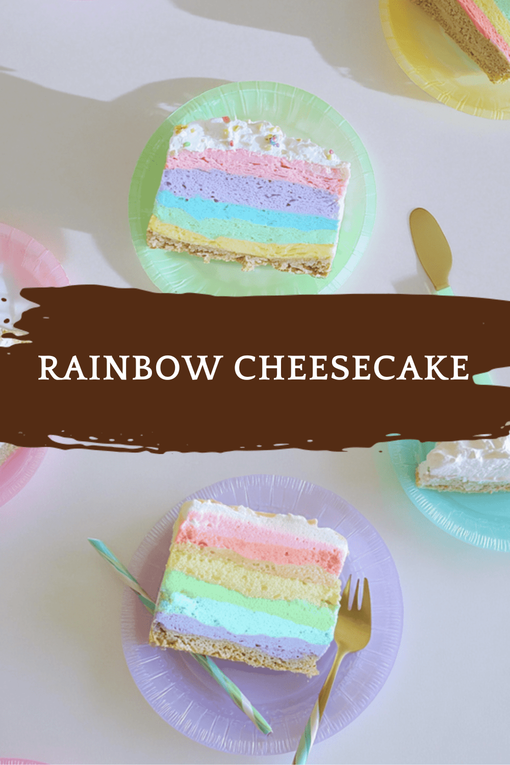 Rainbow Cheesecake