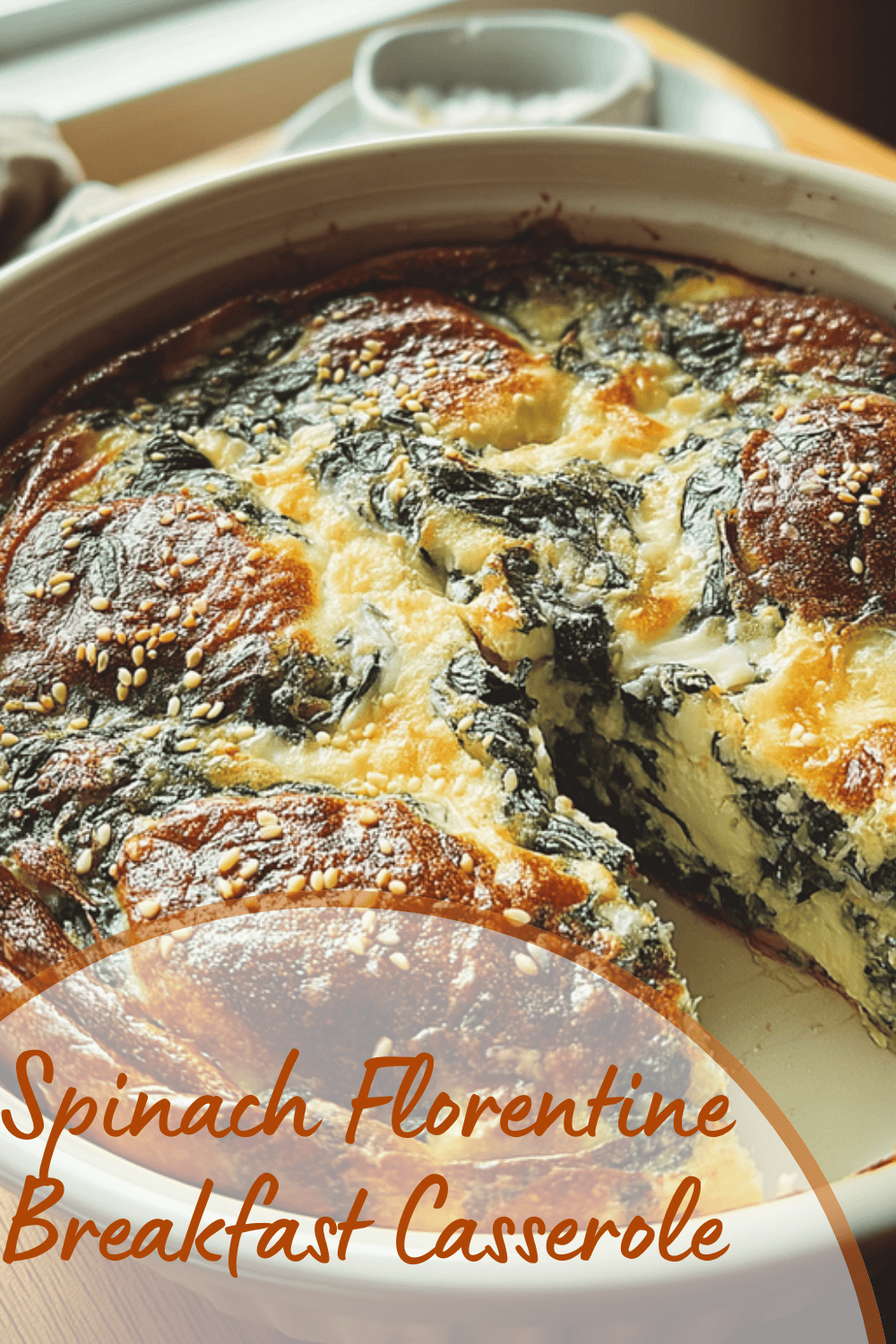 Spinach Florentine Breakfast Casserole